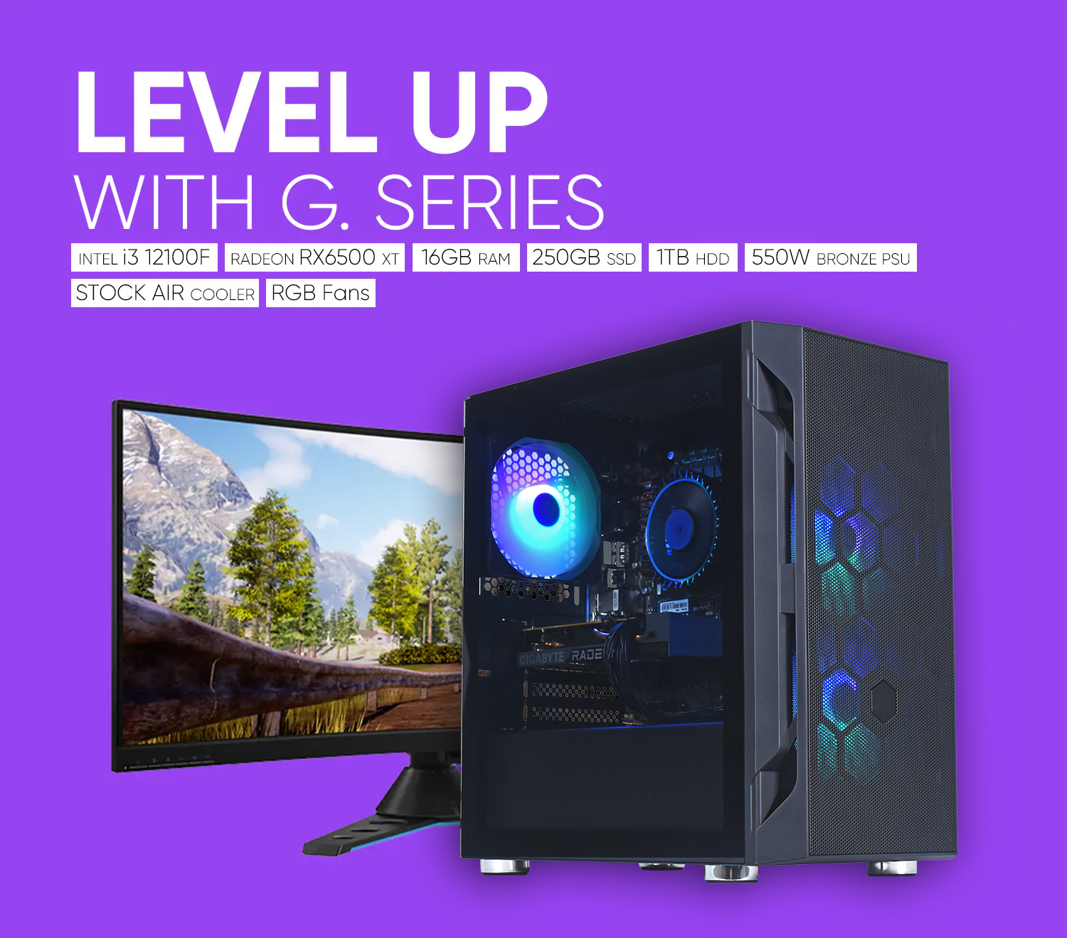 G Essential Intel I F Rx Xt Gaming Pc Umart Au