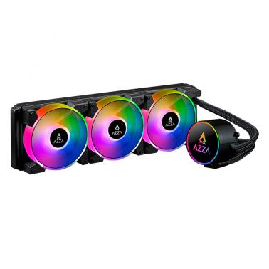 AZZA Blizzard 360mm RGB AIO Liquid CPU Cooler Umart Au