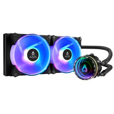 AZZA Blizzard SP 240mm RGB AIO Liquid CPU Cooler Umart Au