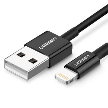 UGreen USB Type A To Lightning Male Black Cable 1m Umart Au