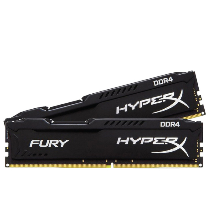 Kingston 8gb 2 X 4gb Kinhx426c15fbk2 8 2666mhz Ddr4 Non Ecc Cl15 Dimm Hyperx Fury Black Series Umart Com Au