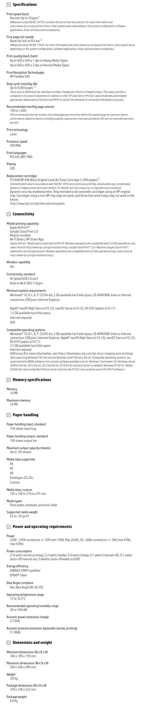 HP LaserJet Pro M15W Laser Printer - Umart.com.au