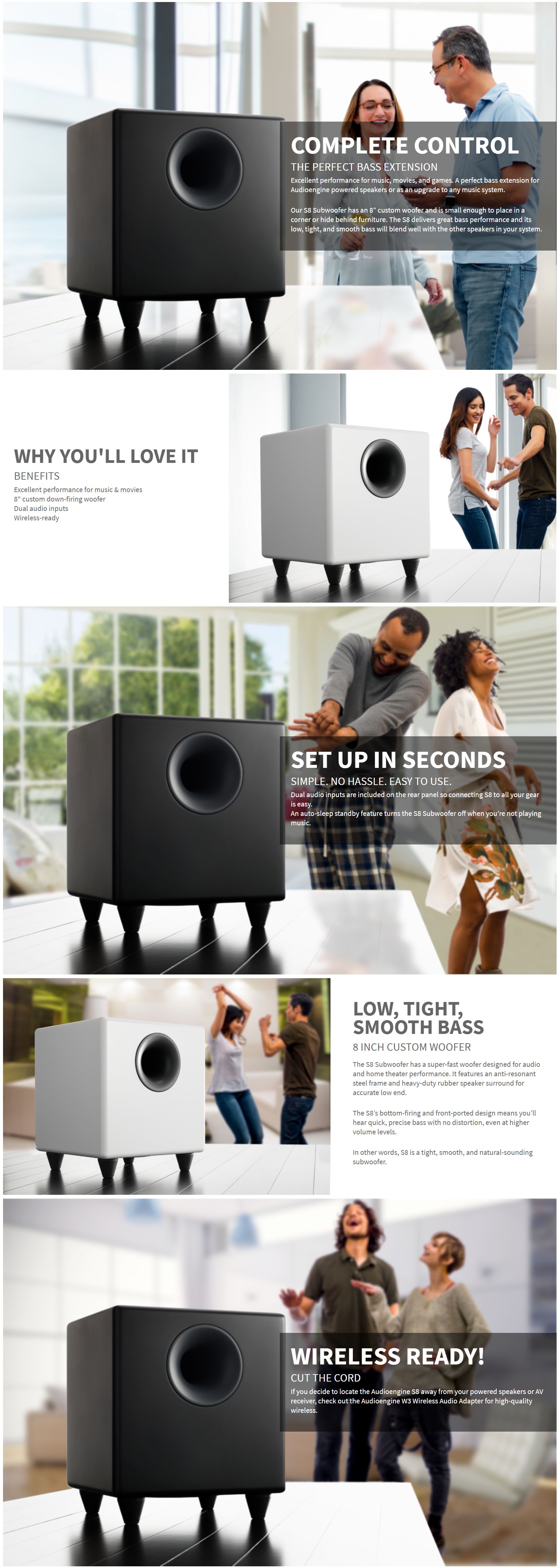 s8 powered subwoofer