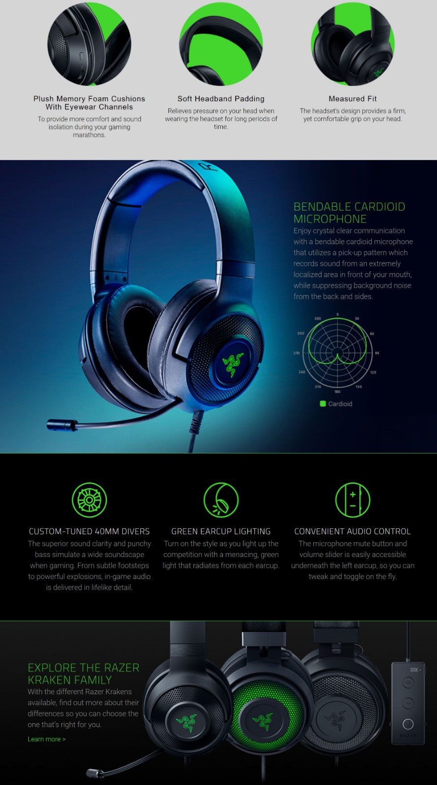 Razer Kraken X Usb Gaming Headset Umart Com Au