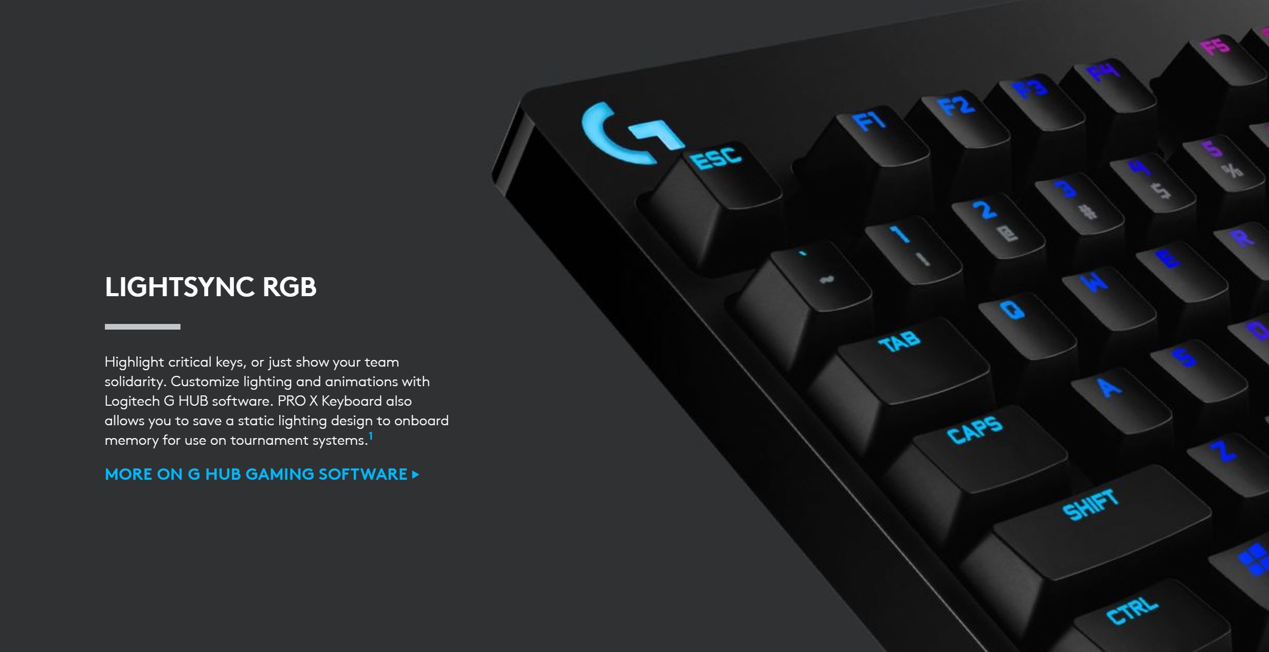 Logitech G Pro X Mechanical Gaming Keyboard - GX Blue Switch - Umart.com.au