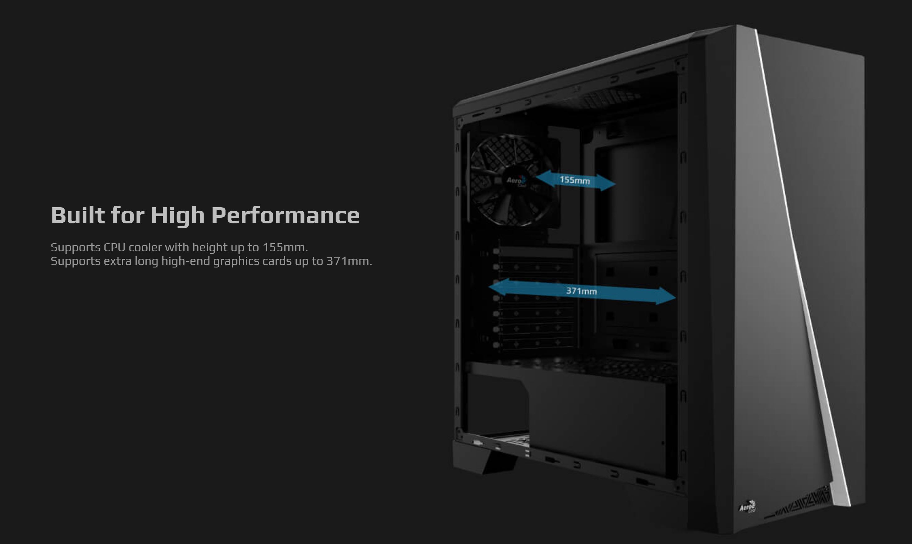 Aerocool Cylon RGB Tempered Glass Mid Tower ATX Case - Umart.com.au