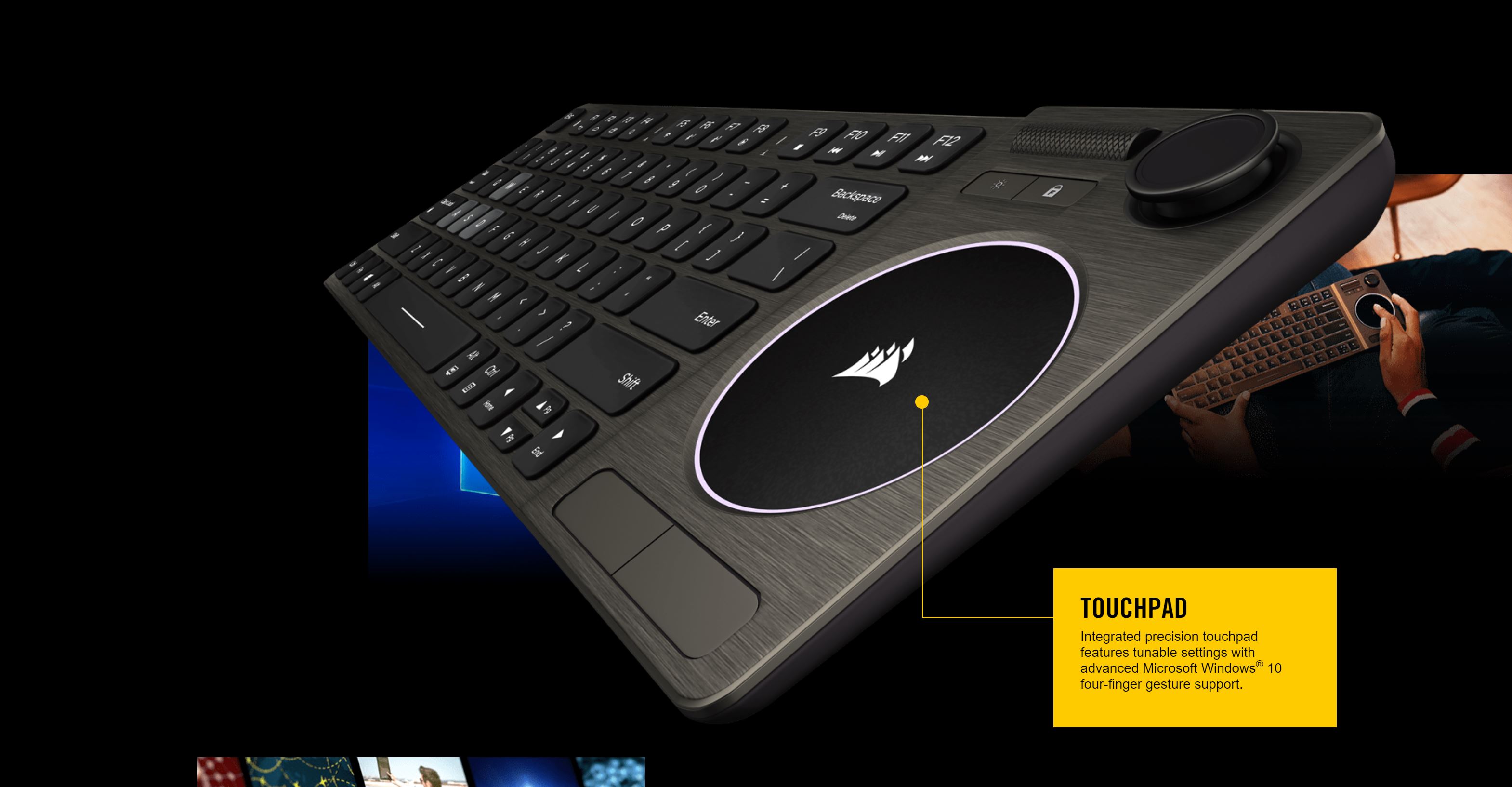 Corsair K83 Wireless Entertainment Keyboard - Umart.com.au