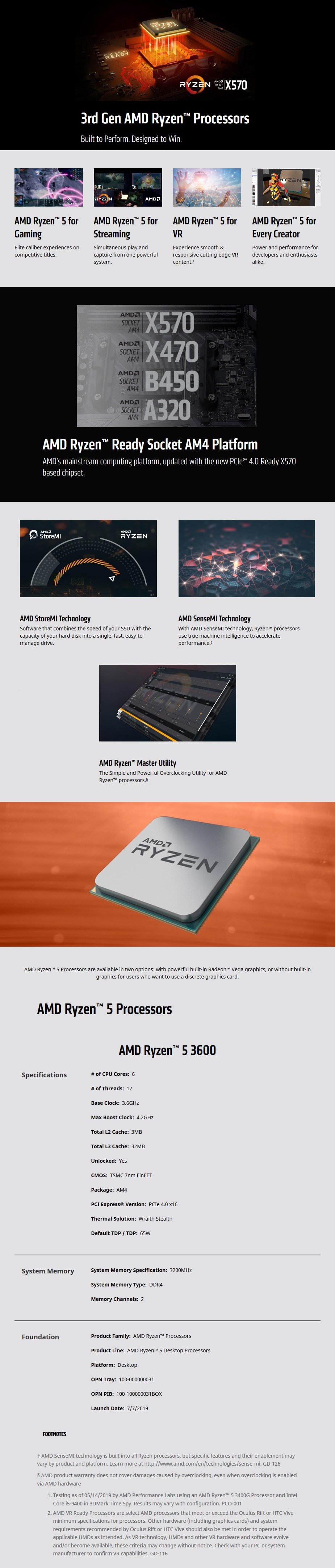 Amd Ryzen 5 1400 Processor With Wraith Stealth Cooler / The