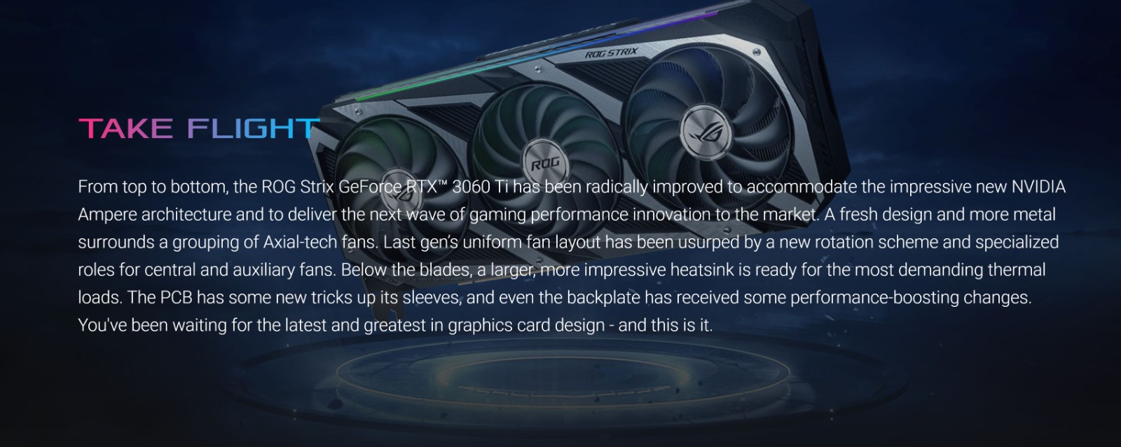 Asus ROG Strix GeForce RTX 3060 Ti 8GB Graphics Card