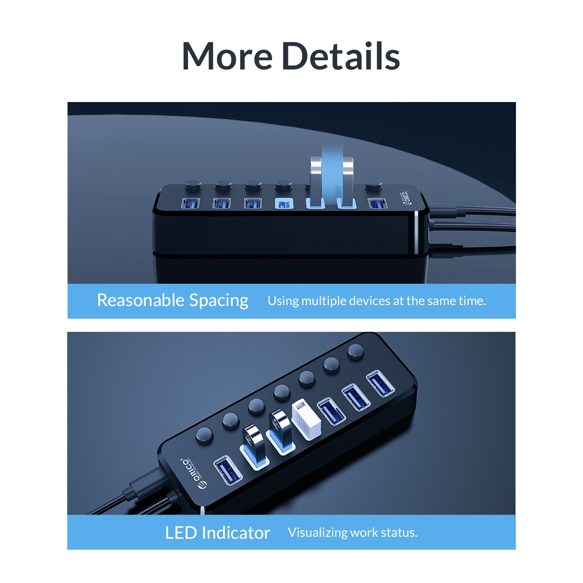Orico 7 Port USB 3.0 Hub