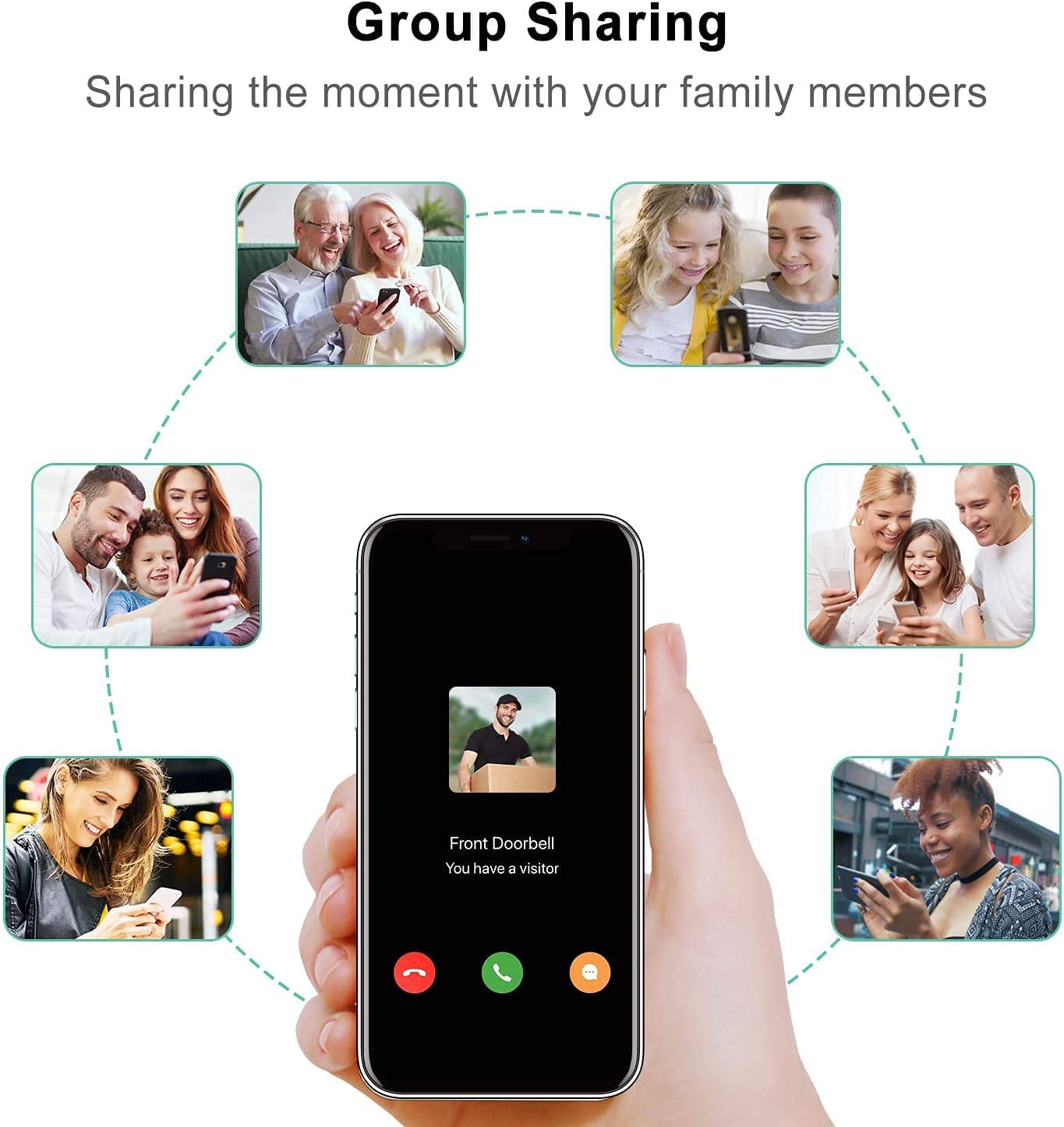 AIWIT Smart Doorbell WIFI Wireless Doorbell Video Doorbell With Camera