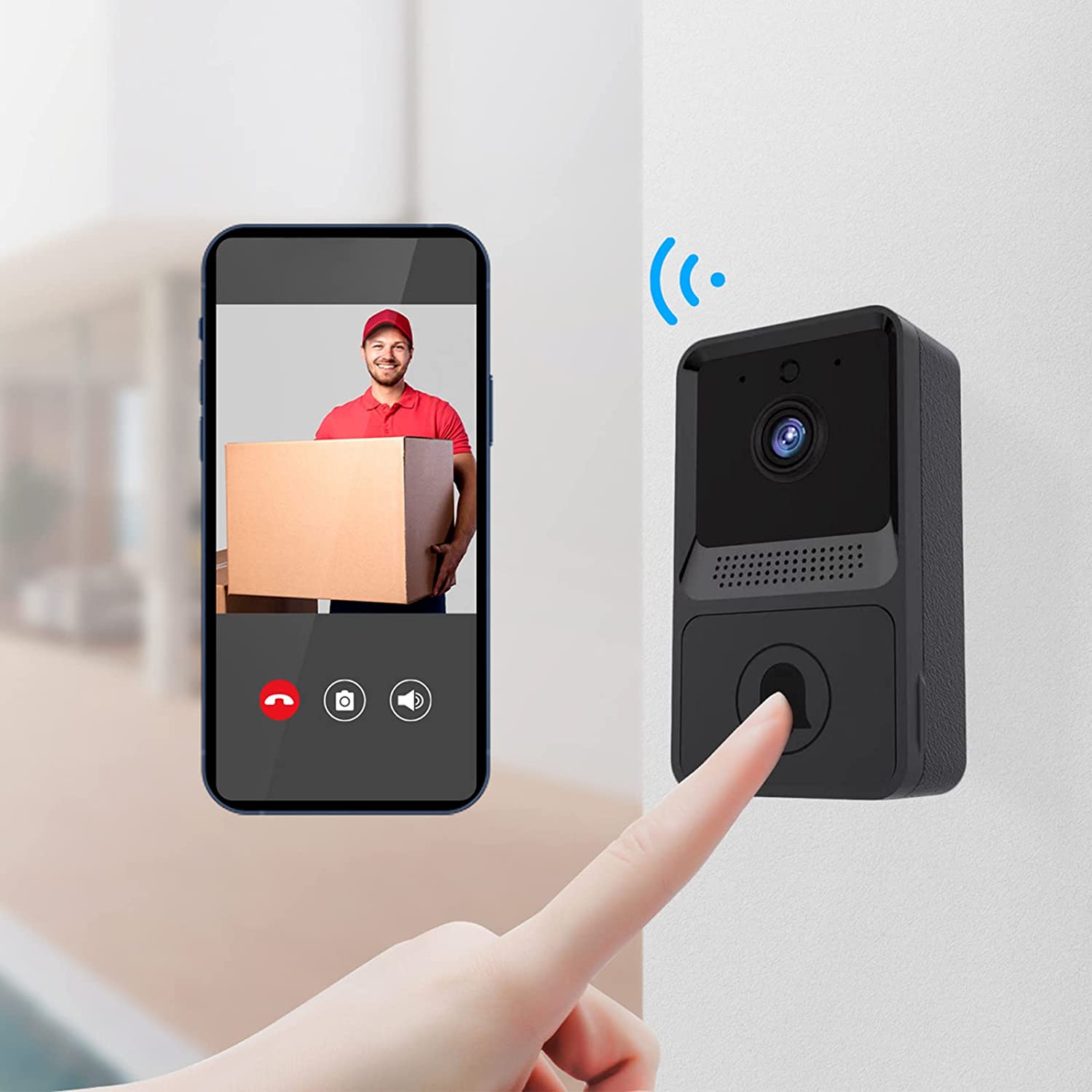 AIWIT Smart Doorbell WIFI Wireless Doorbell Video Doorbell With Camera