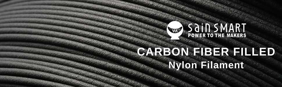 最大52%OFFクーポン SainSmart 1.75mm Black Epa-CF Carbon Fiber Filled Nylon  Filament 3D Printer 2.2lbs Spool
