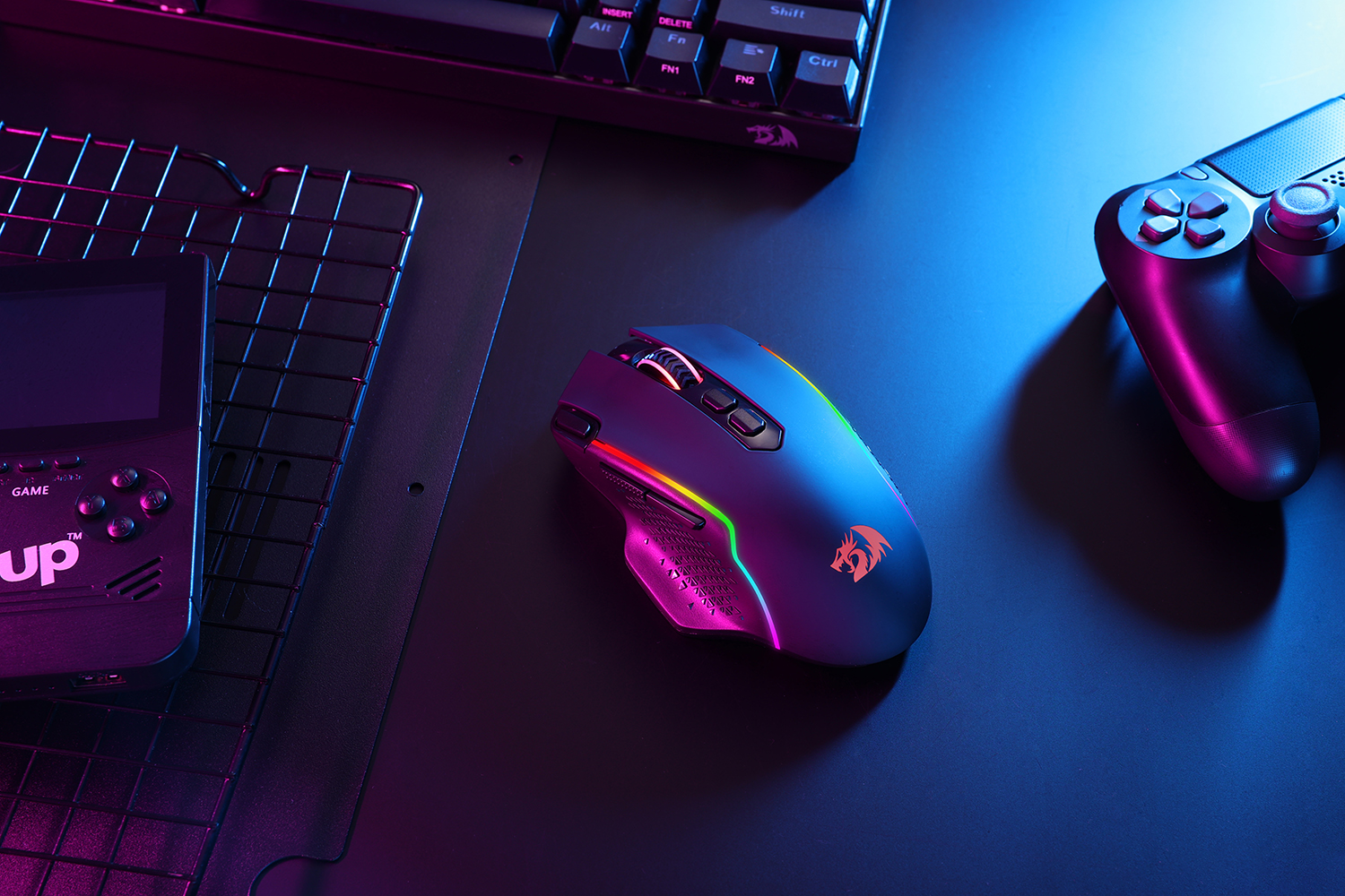 Redragon M810 MAX Mouse Da Gioco Wireless 3 Modalità – 12000 DPI, Pulsante Fire, 8 Tasti Macro, Batteria Fino A 188 Ore, Sensore Pixart PAW3311