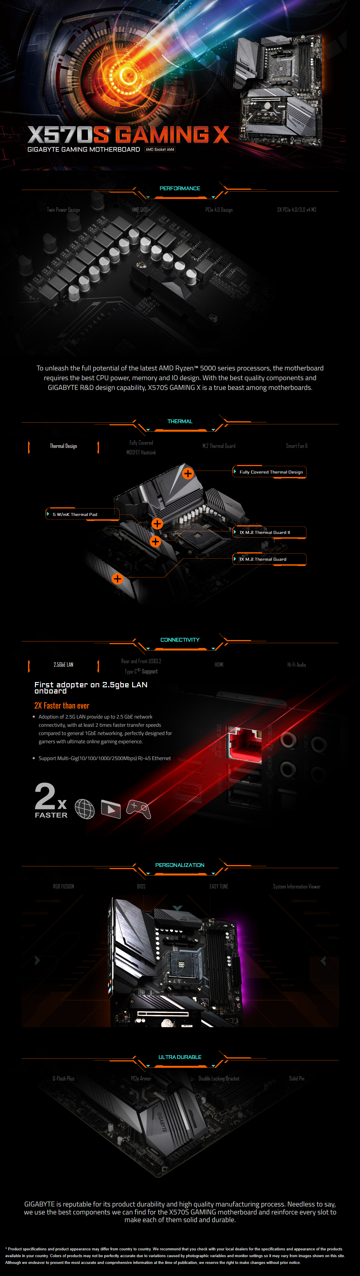 AMD-AM4-Gigabyte-X570S-Gaming-X-AMD-Ryzen-AM4-ATX-Motherboard-1