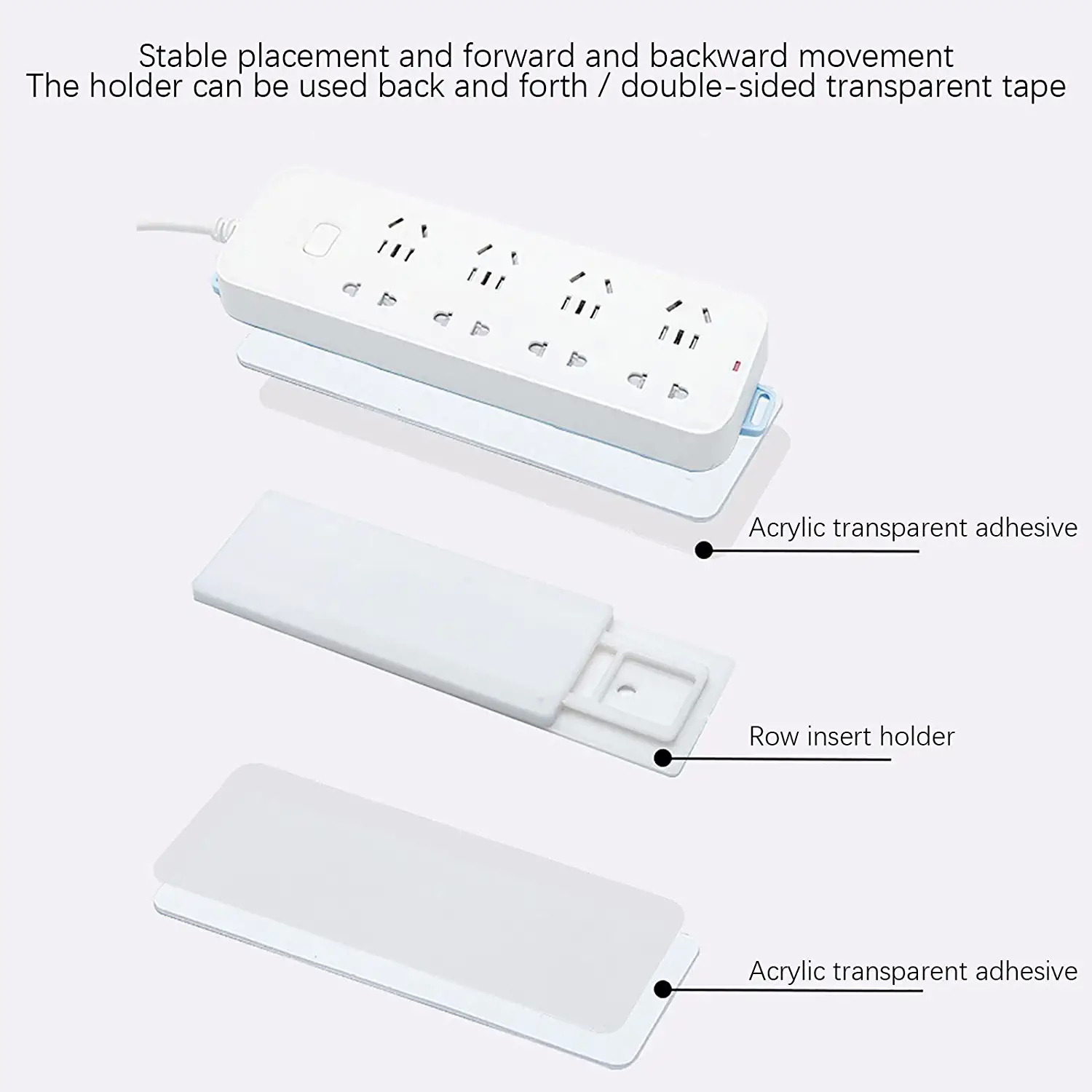 Powerboards-Self-Adhesive-Power-Strip-Holder-Power-Strip-Fixator-Wall-Mount-No-Punch-Socket-Cable-Fixer-for-Surge-WiFi-Router-Tissue-Box-Remote-Control-Organizer-6