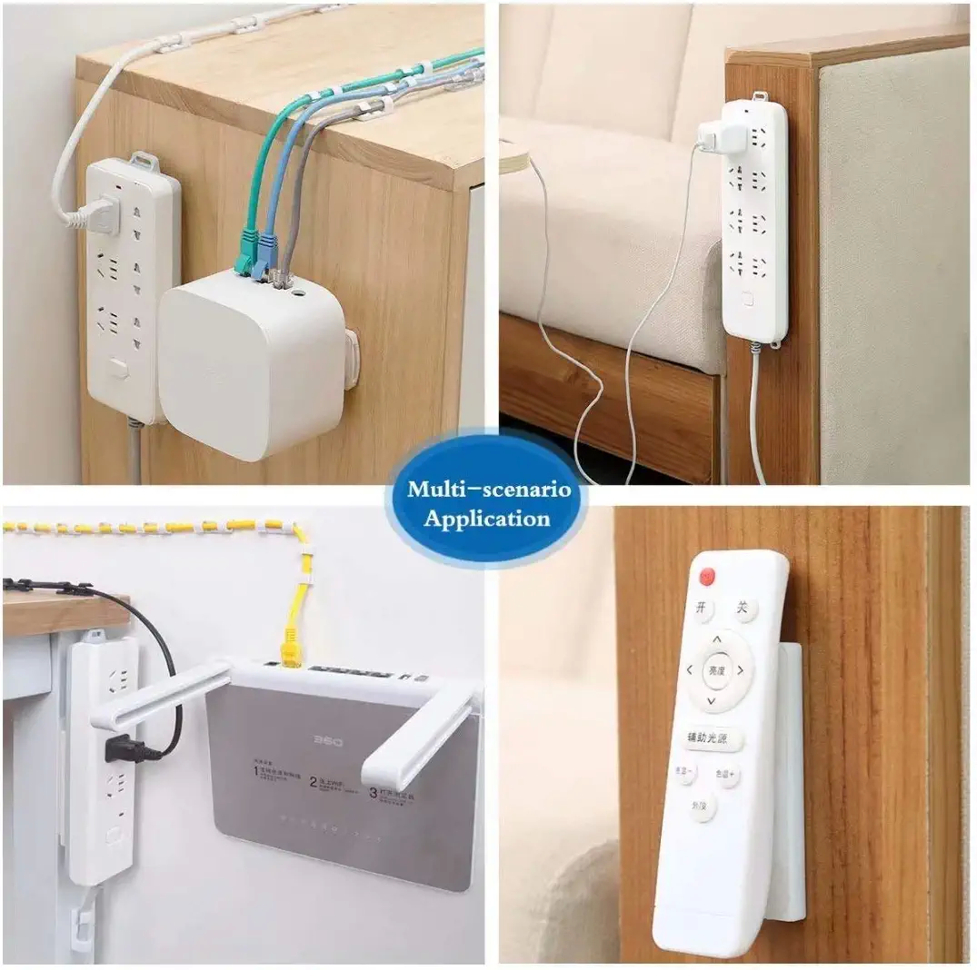 Powerboards-Self-Adhesive-Power-Strip-Holder-Power-Strip-Fixator-Wall-Mount-No-Punch-Socket-Cable-Fixer-for-Surge-WiFi-Router-Tissue-Box-Remote-Control-Organizer-8
