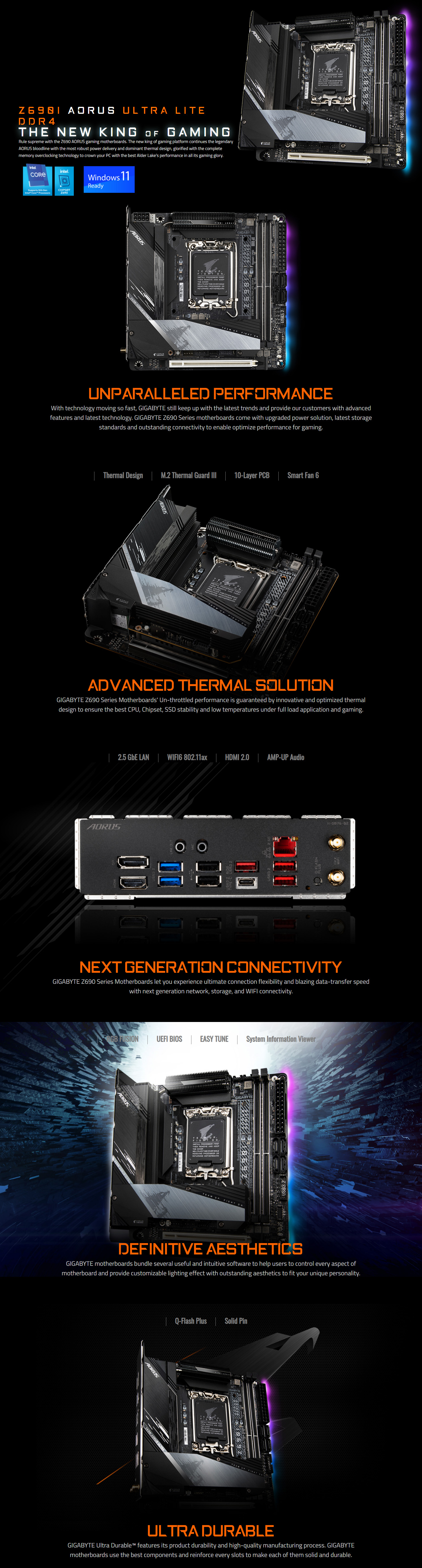 Intel-LGA-1700-Gigabyte-Z690I-Aorus-Ultra-Lite-LGA-1700-DDR4-mITX-Motherboard-1
