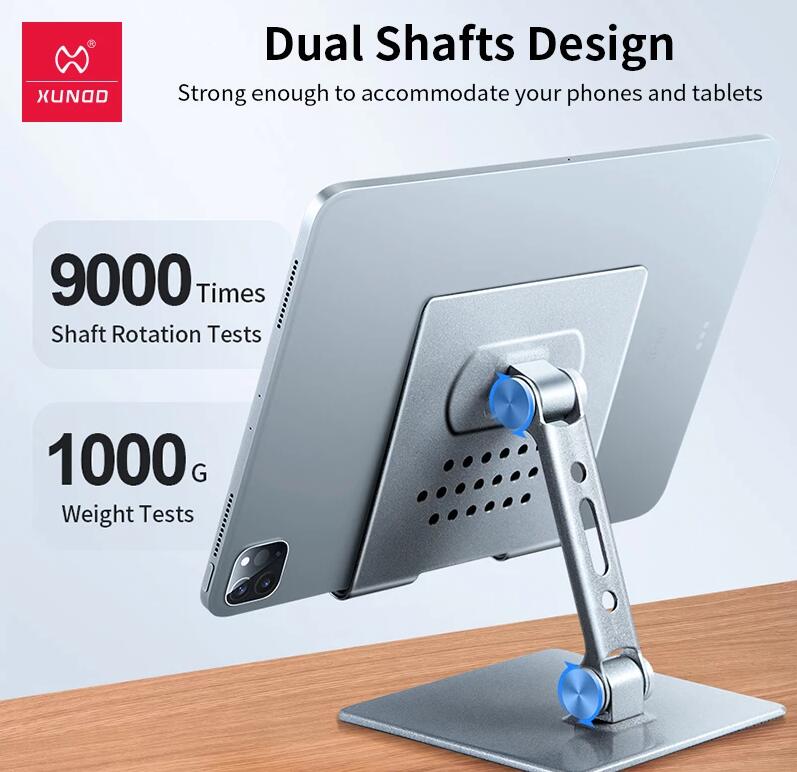 Tablet-Accessories-Tablet-Stand-Holder-Adjustable-Aluminum-Portable-Stand-Holder-for-Desk-Foldable-Dock-Heavy-Duty-Metal-Base-Compatible-with-ipad-pro-12-9-9-7-10-5-i-13