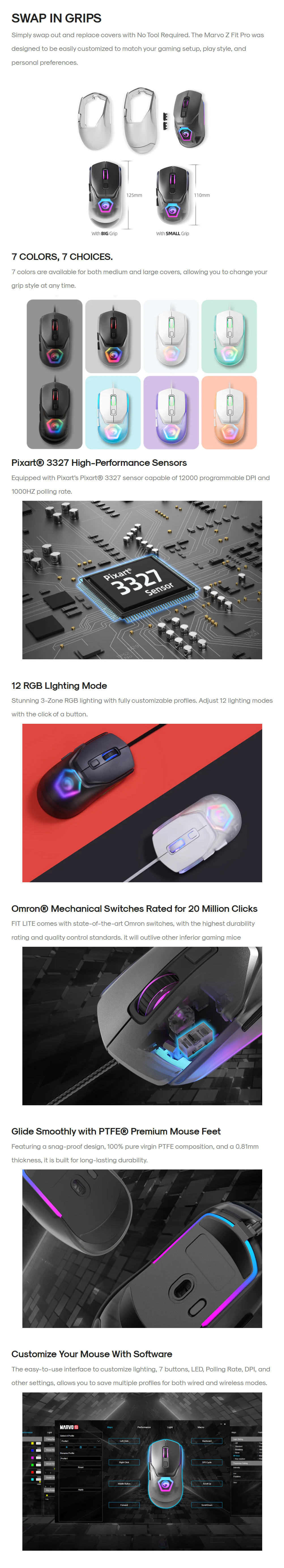 Marvo-Z-Fit-Lite-Grey-Gaming-Mouse-with-Pixart-3327-Sensor-2
