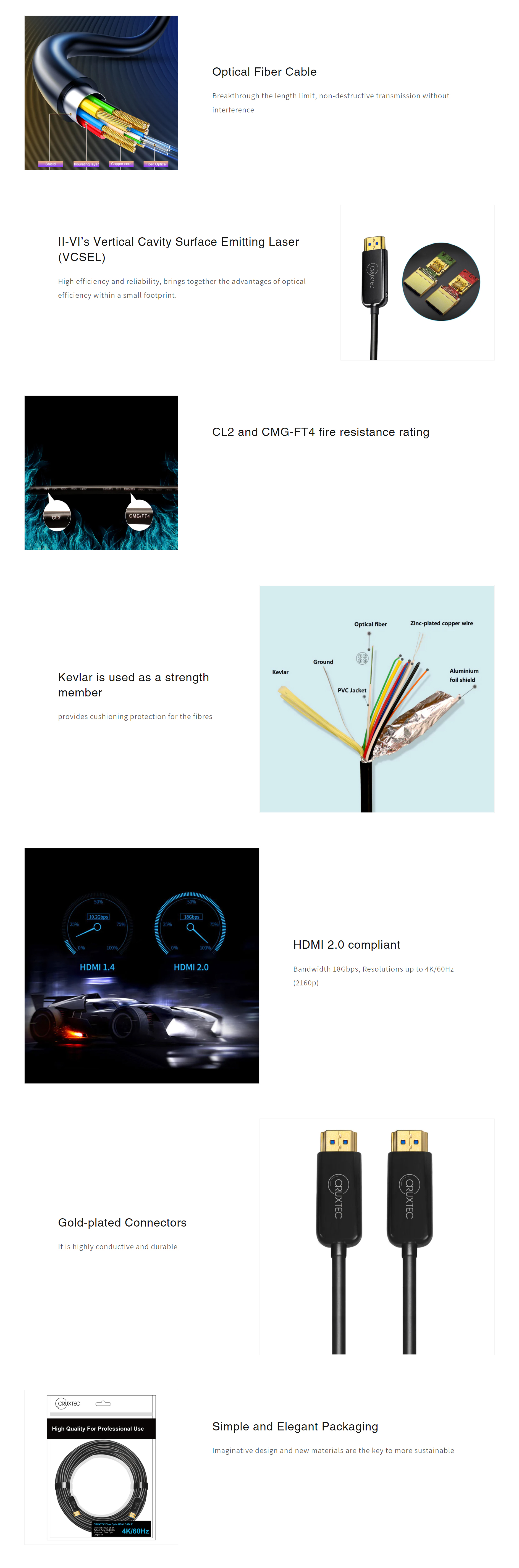 HDMI-Cables-Cruxtec-HC20-03-BK-3m-HDMI-2-0-Cable-1