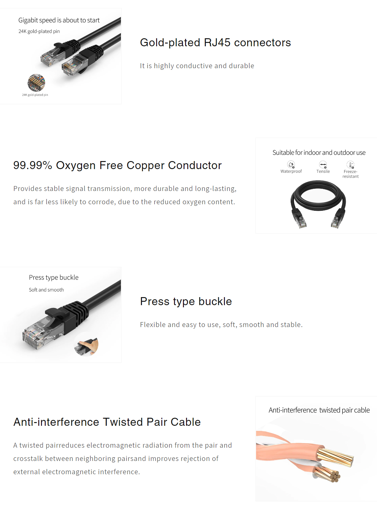 Network-Cables-Cruxtec-RC6-200-BK-CAT6-10GbE-Ethernet-Cable-Black-20m-1