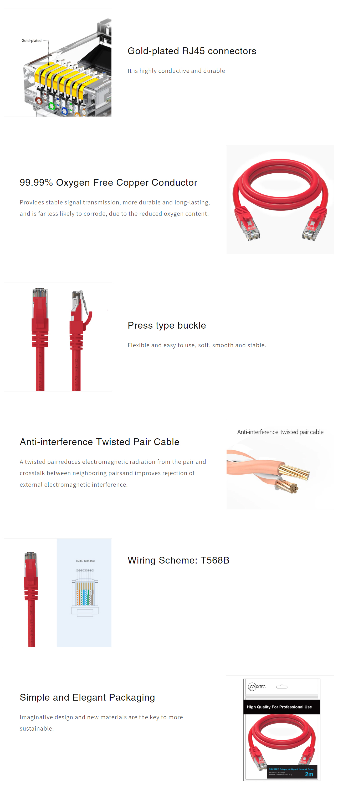 Network-Cables-Cruxtec-RC6-200-RD-CAT6-10GbE-Ethernet-Cable-Red-20m-1