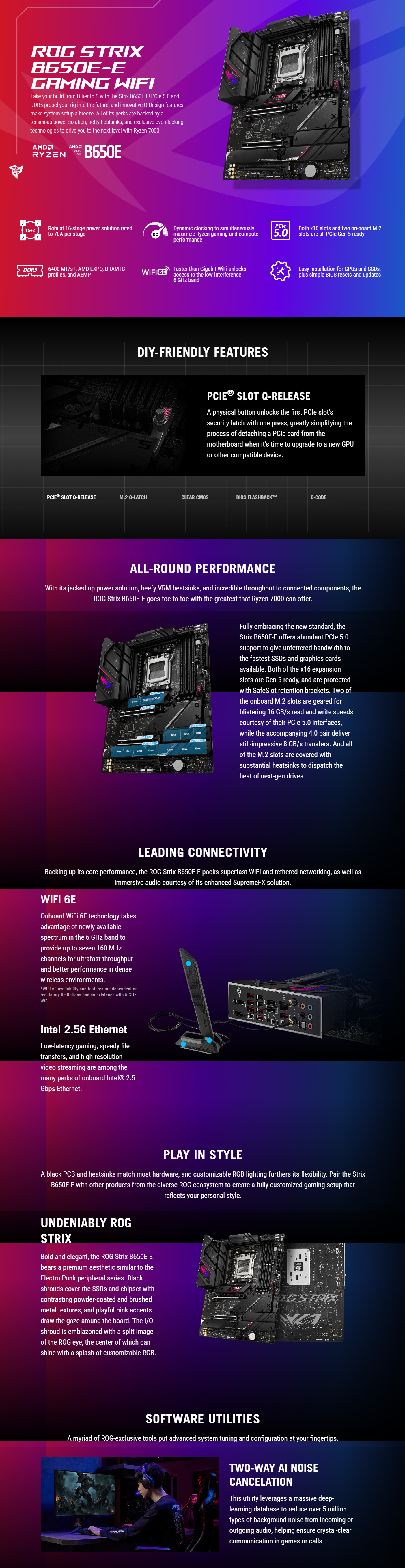 AMD-AM5-Asus-Rog-Strix-B650E-E-Gaming-WiFi-AM5-ATX-Motherboard-1