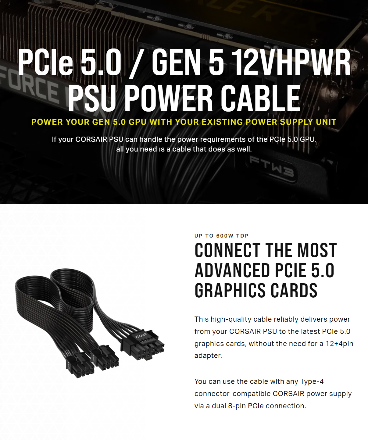 Internal-Power-Cables-Corsair-600W-PCIe-5-0-12VHPWR-Type-4-PSU-Power-Cable-2