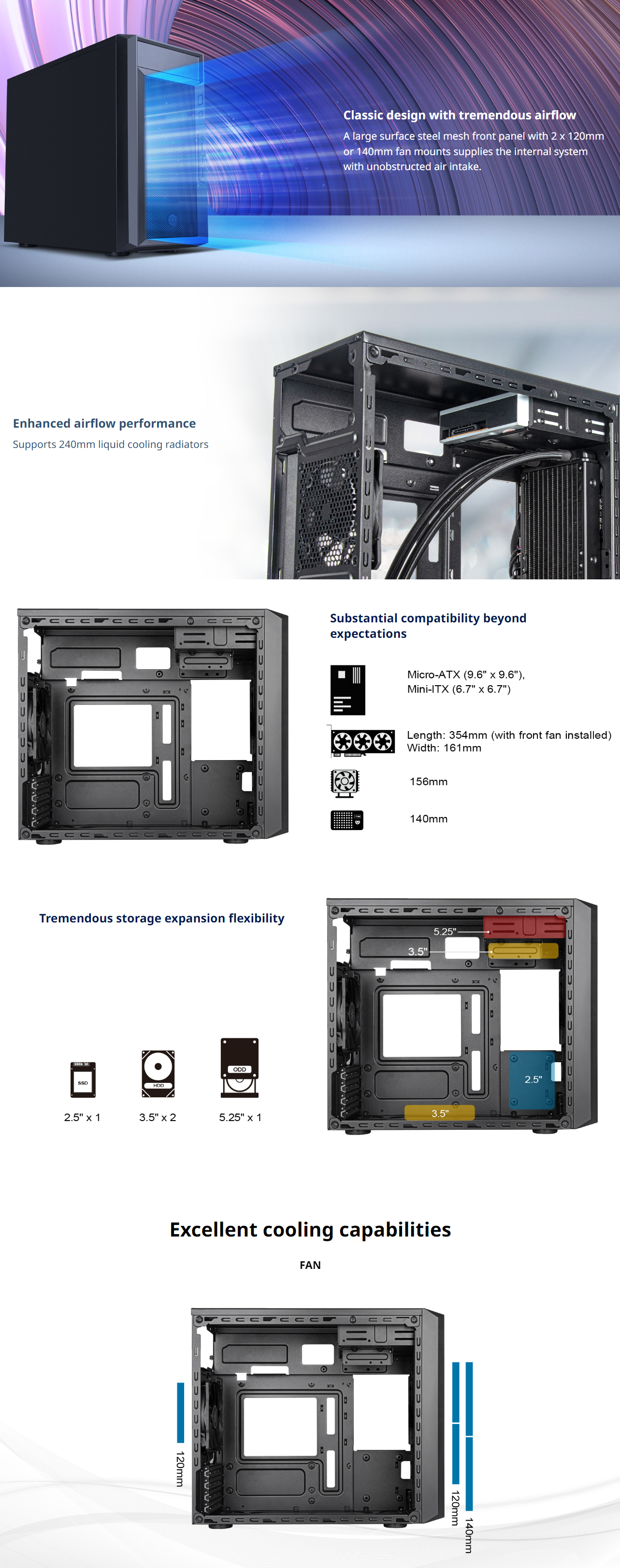 Silverstone-Cases-SilverStone-FARA-311-Micro-ATX-Case-Black-1