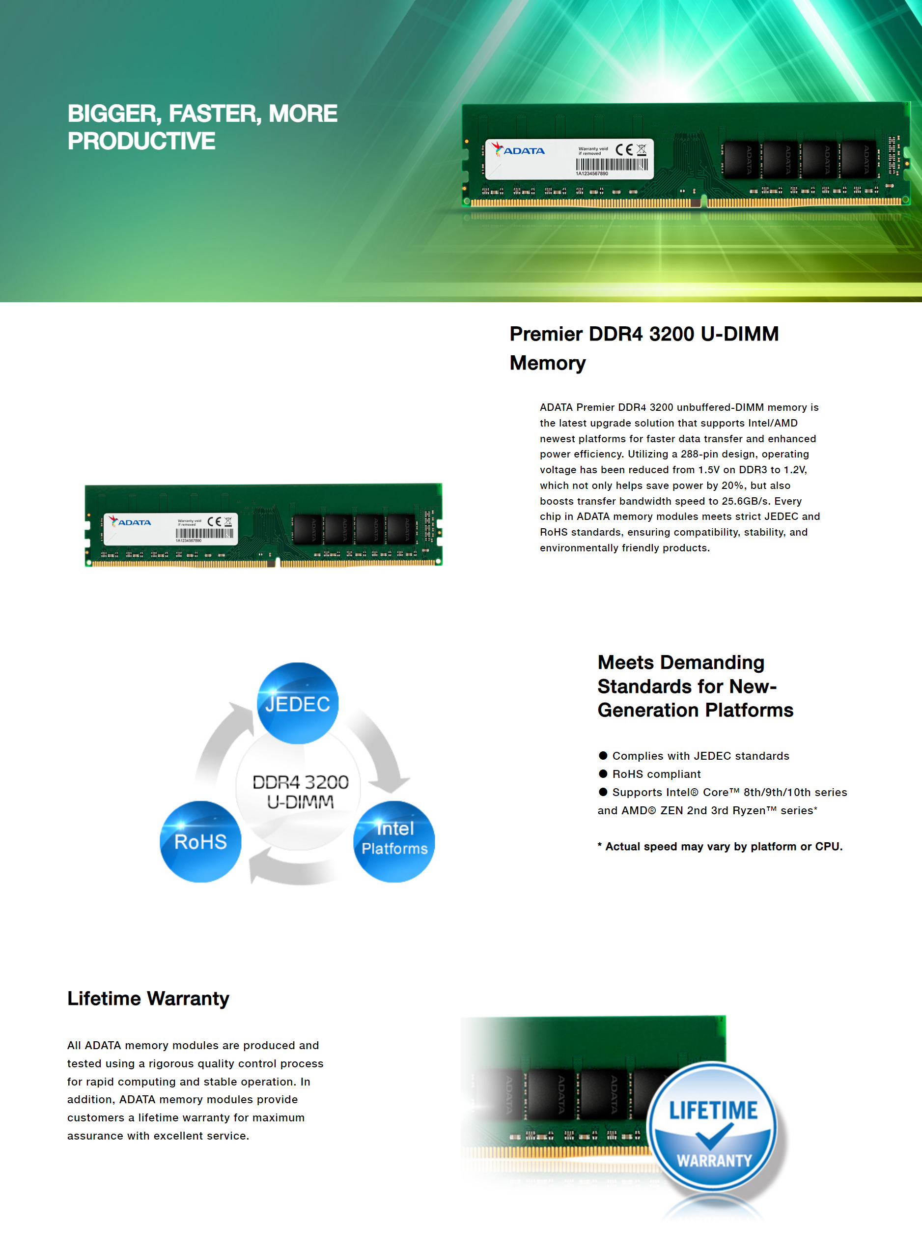 ADATA-16GB-1x16GB-AD4U320016G22-SGN-3200MHz-DDR4-RAM-1