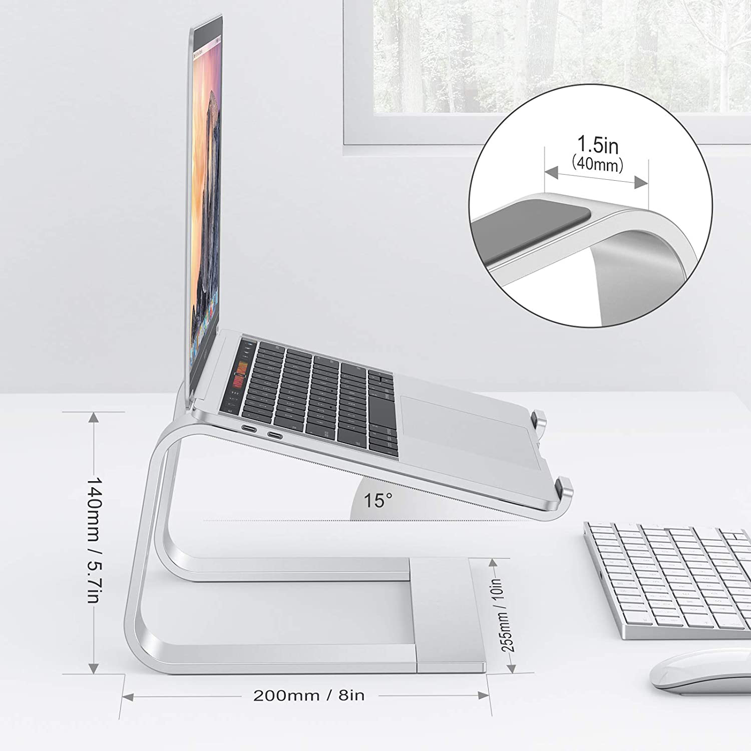 Laptop Stand Holder Aluminum Ergonomic Computer Stand Labtop Riser