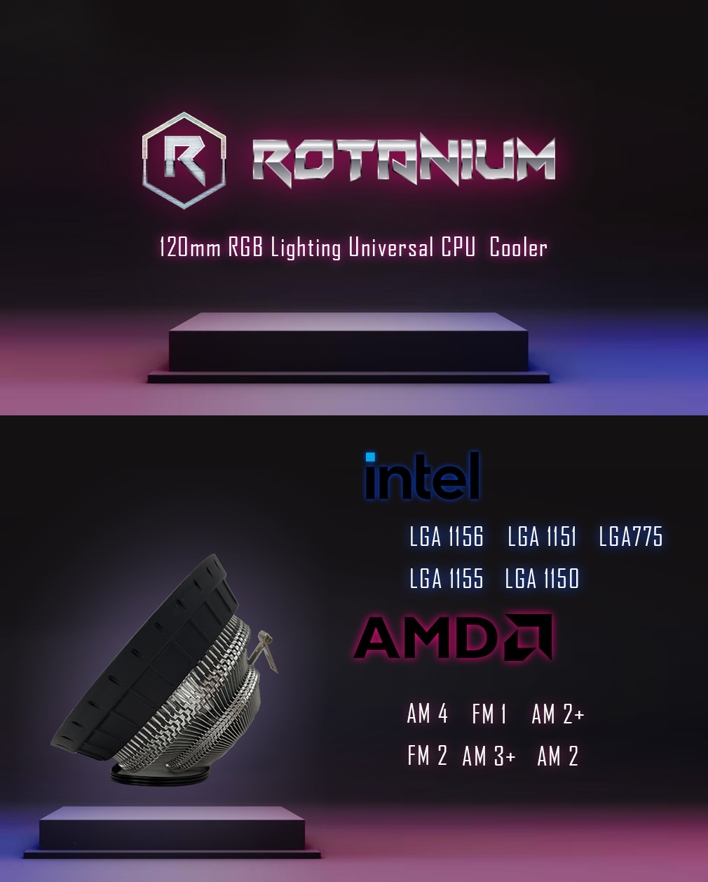 Fishing-Reels-Rotanium-CC120R01-120mm-12cm-RGB-Universal-CPU-Cooler-1