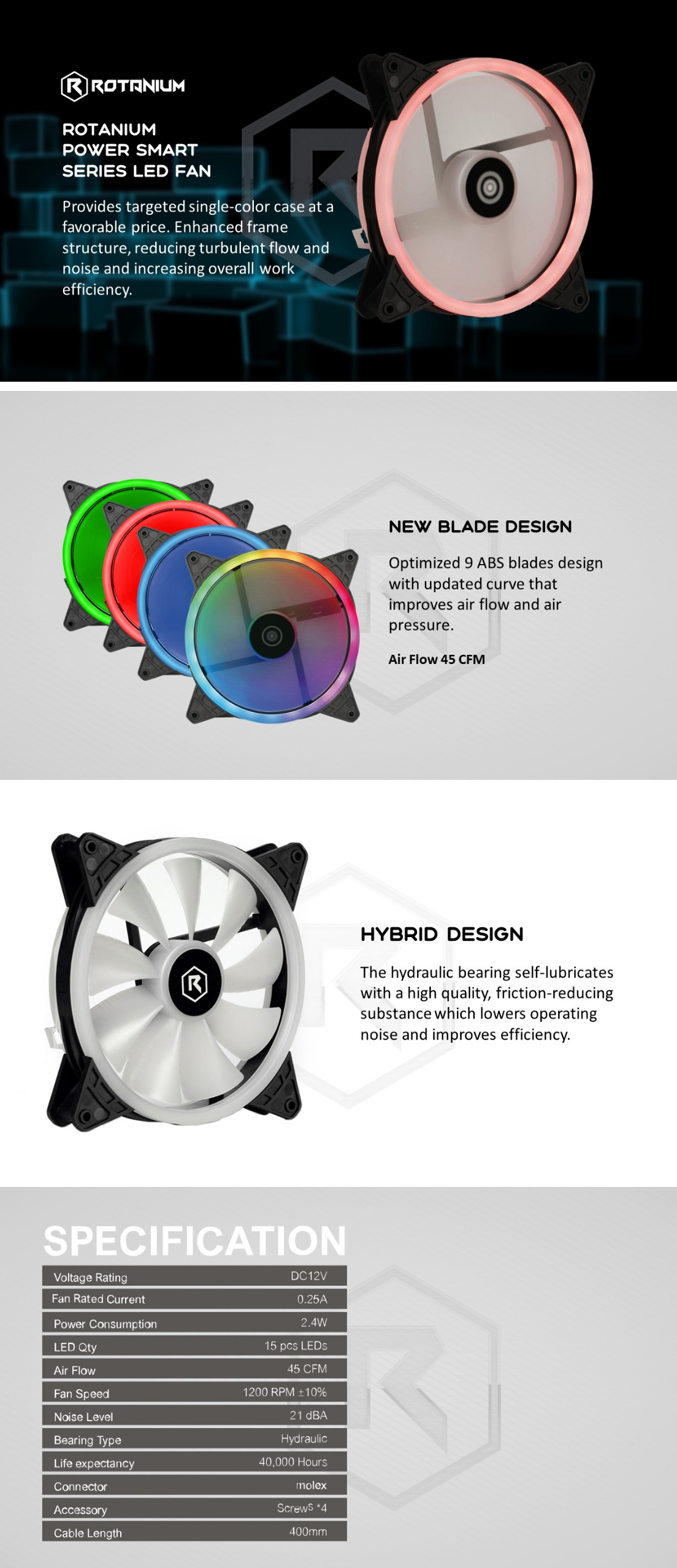 140mm-Case-Fans-Rotanium-Molex-Dual-Ring-140mm-LED-Case-Fan-Red-2