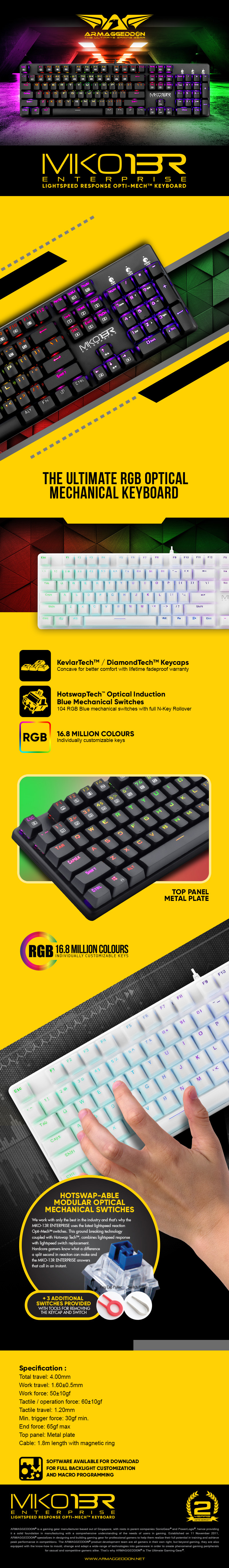 Keyboards-ARMAGGEDDON-MKO-13R-Optical-RGB-Mechanical-Keyboard-Blue-Swtich-Black-2