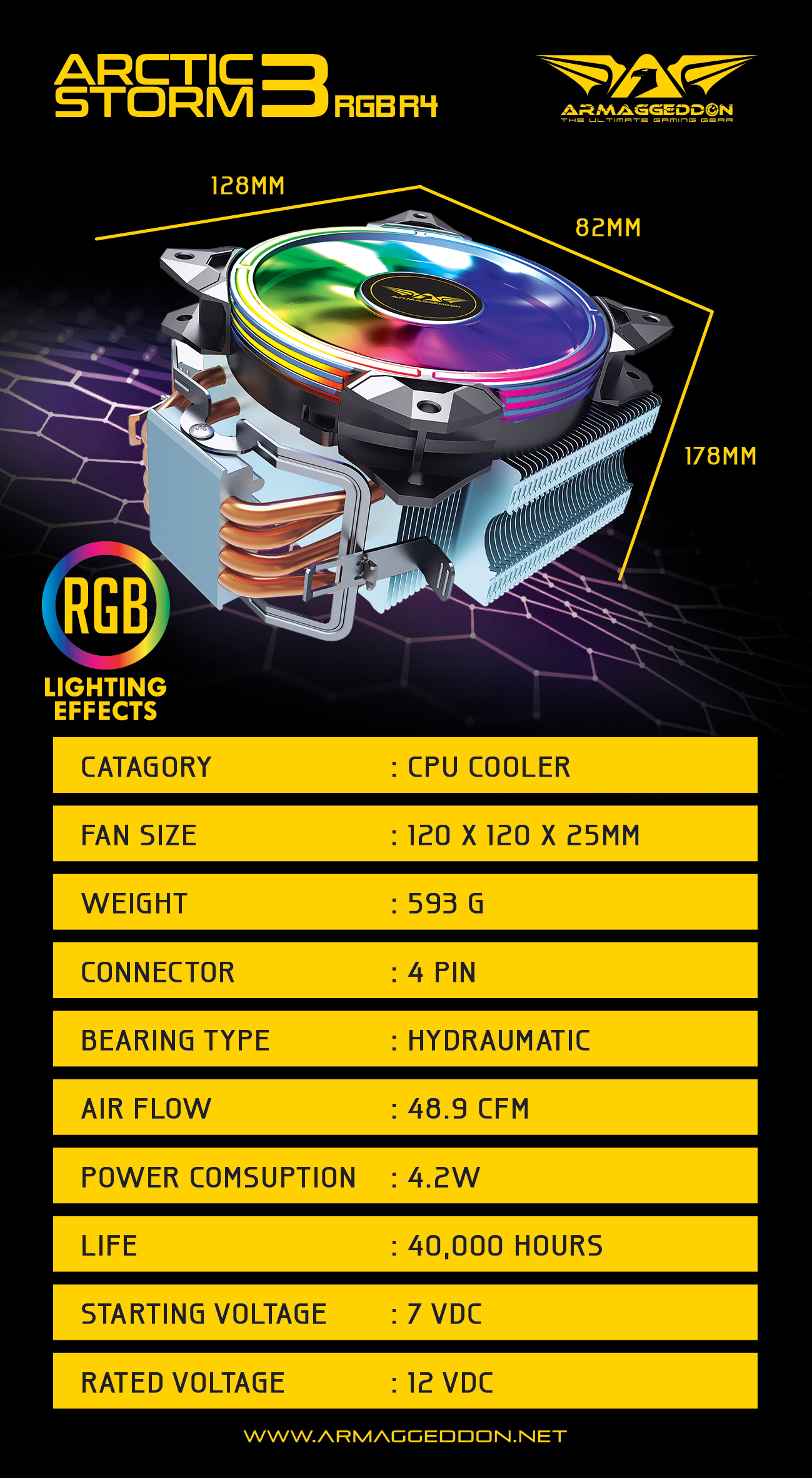 CPU-Cooling-Armaggeddon-Artic-Storm-3-120mm-RGB-R4-Universal-CPU-Cooler-5