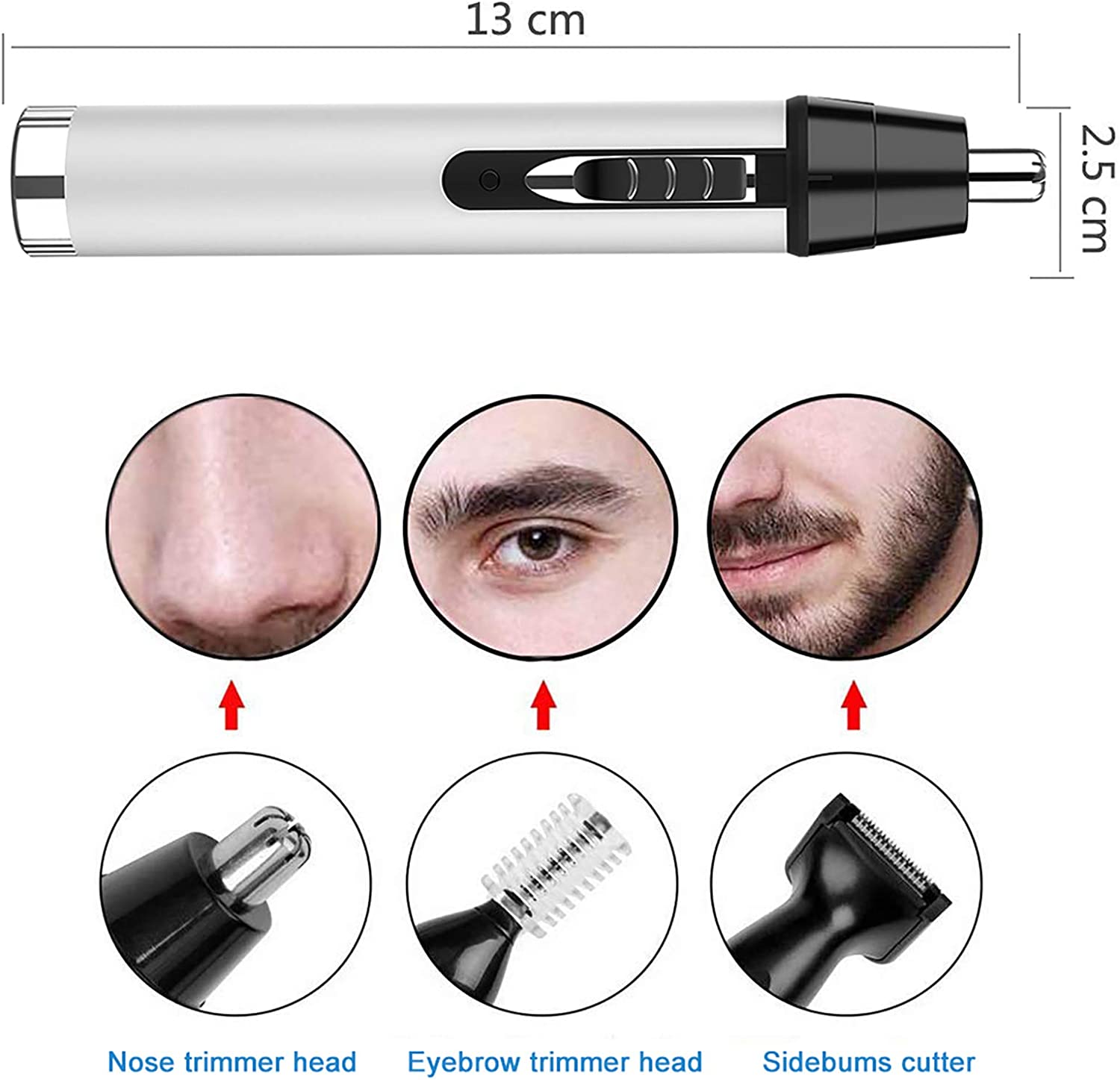 3D-Printers-Ear-and-Nose-Hair-Trimmer-for-Men-USB-Rechargeable-Nostril-Nasal-Hair-Vacuum-Cleaning-System-4-in-1-Lightweight-Waterproof-Hair-and-Beard-Clippers-34
