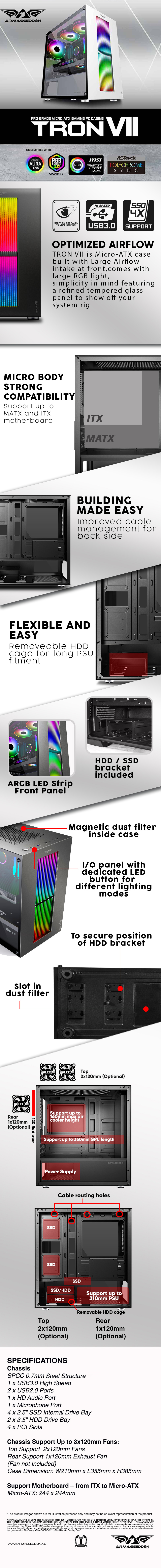 Generic-Cases-Armaggeddon-Tron-VII-Tempered-Glass-mATX-Gaming-Case-White-2
