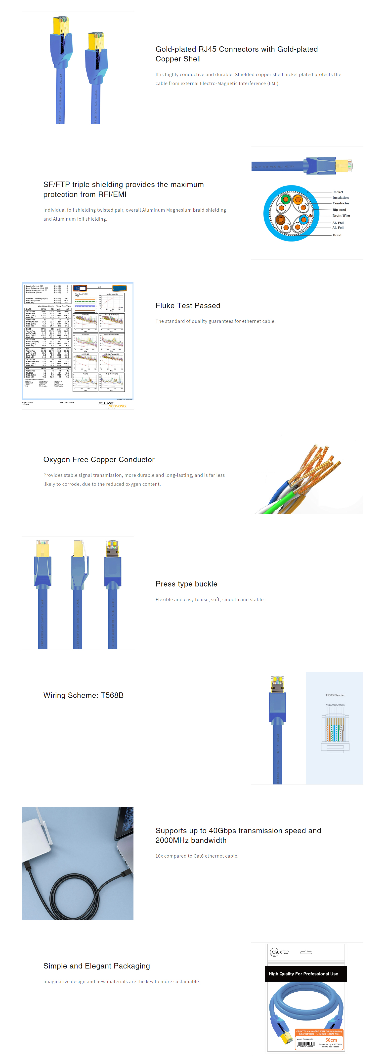Network-Cables-Cruxtec-Cat8-Triple-Shielding-Ethernet-Cable-30cm-Blue-3