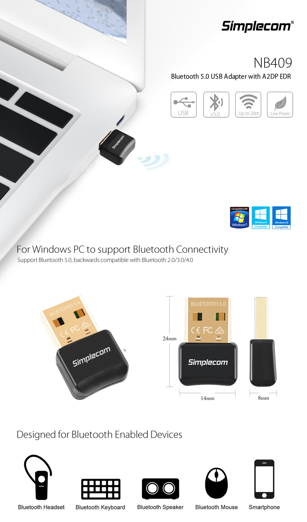Bluetooth-Adapters-Simplecom-NB409-USB-Bluetooth-V5-0-Dongle-2