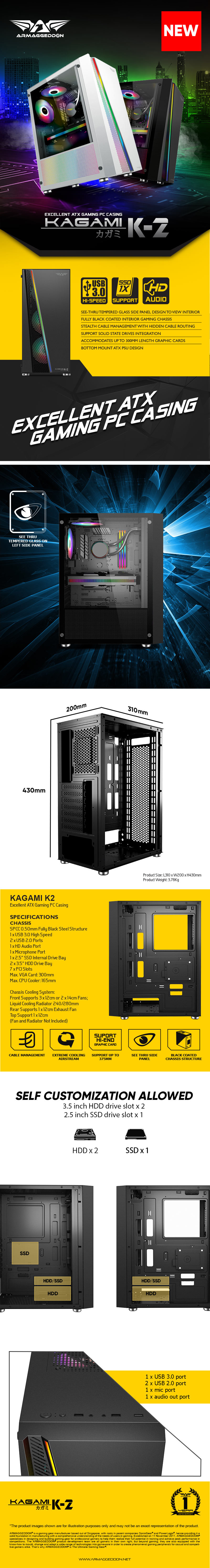 Cases-Armaggeddon-KAGAMI-K-2-RGB-Mid-Tower-Case-Black-2