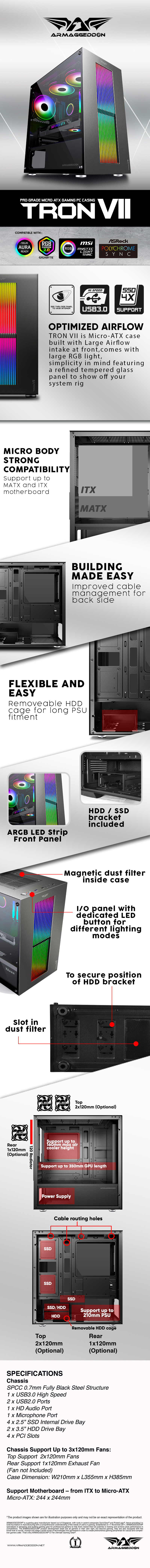 Generic-Cases-Armaggeddon-Tron-VII-Tempered-Glass-mATX-Gaming-Case-Black-2