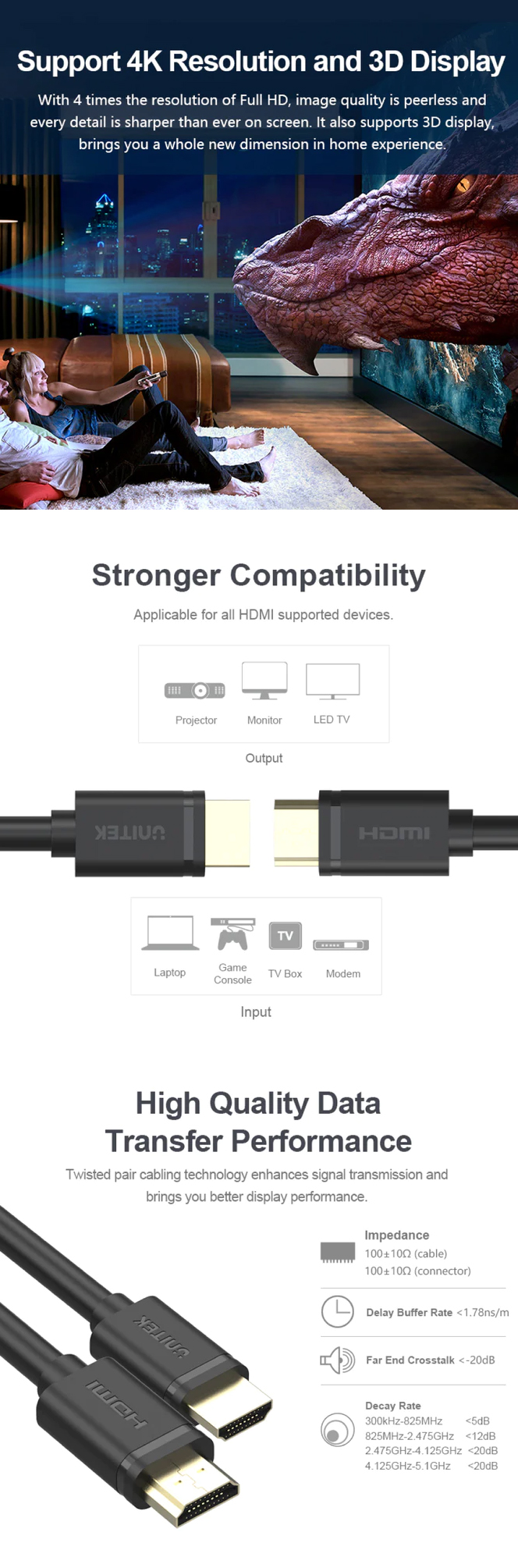 HDMI-Cables-UNITEK-4K-HDMI-Male-to-HDMI-Male-V2-0-Cable-1m-2