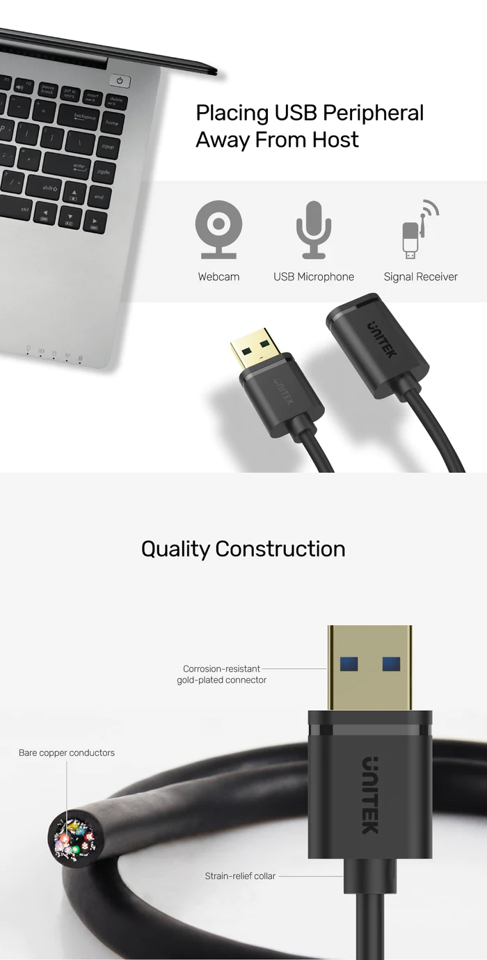 USB-Cables-Unitek-USB3-0-Extension-Cable-Male-to-Female-0-5m-2