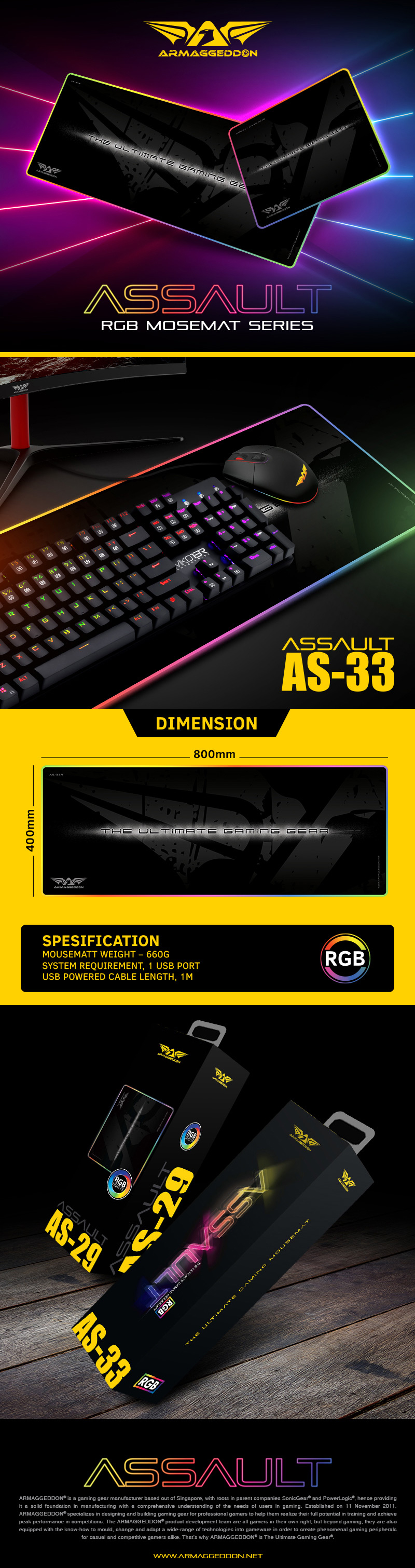 Mouse-Mouse-Pads-Armaggeddon-AS-33R-RGB-Extra-Large-Gaming-Mouse-Mat-2