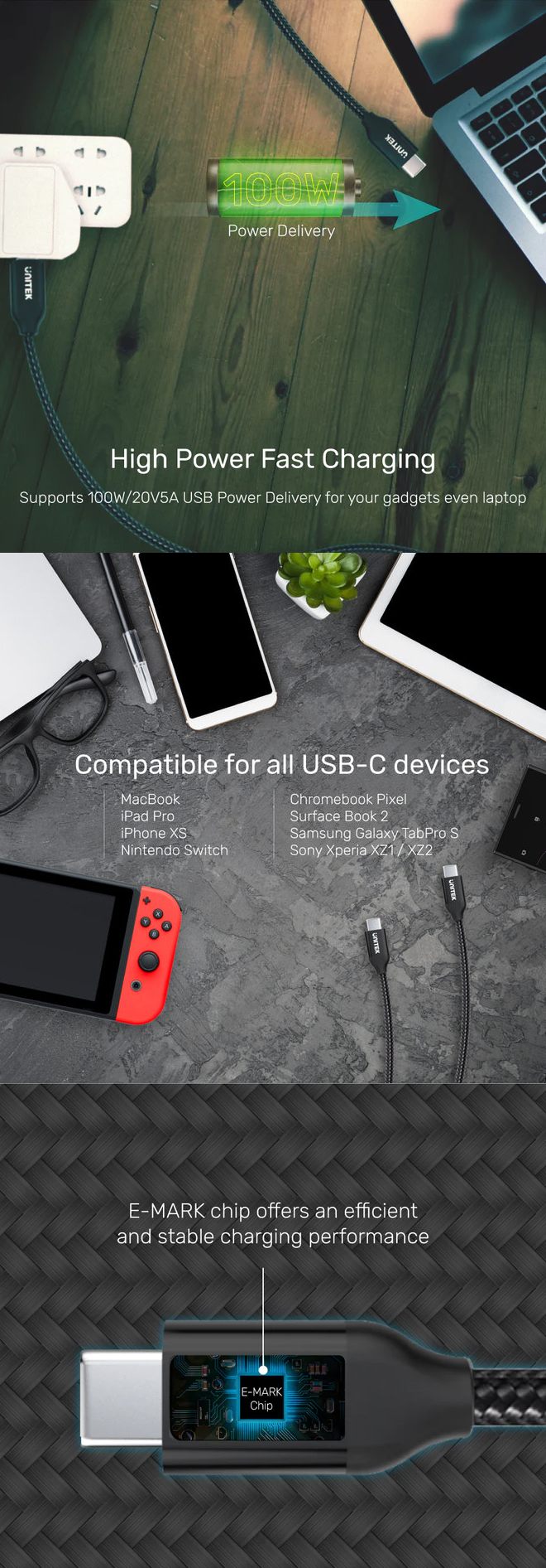 USB-Cables-Unitek-USB-C-to-USB-C-Charging-Cable-2m-2
