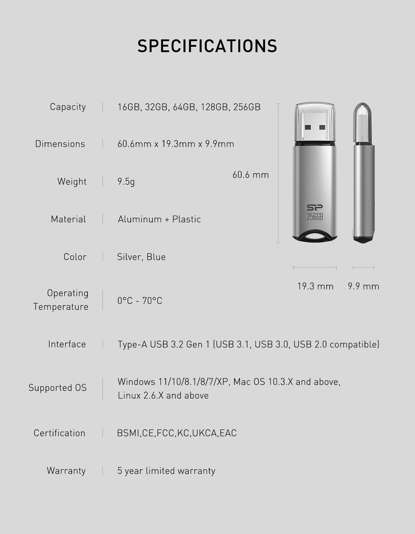 USB-Flash-Drives-Silicon-Power-256GB-Marvel-M02-USB-3-0-Flash-Drive-Silver-13