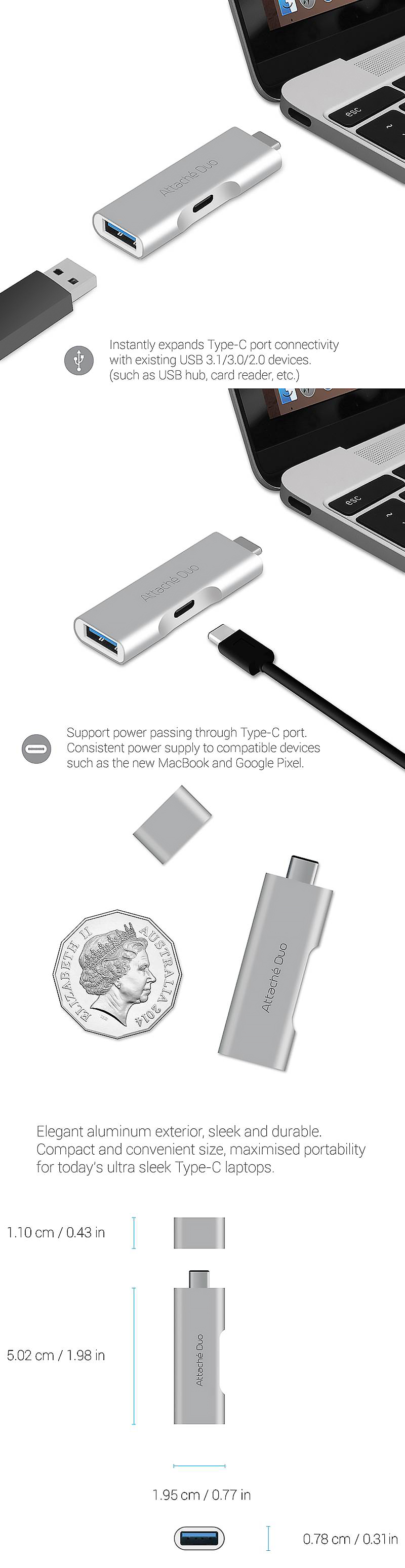 USB-Cables-mbeat-Attach-Duo-USB-C-To-USB-3-1-Adapter-With-Type-C-Charging-Port-4