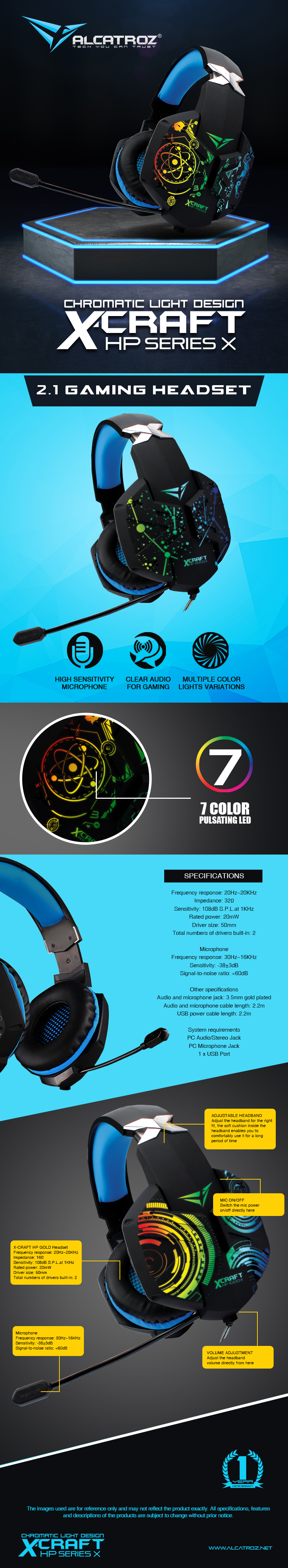 Headphones-Alcatroz-X-Craft-HP8000-2018-3-5mm-Headset-Microphone-2