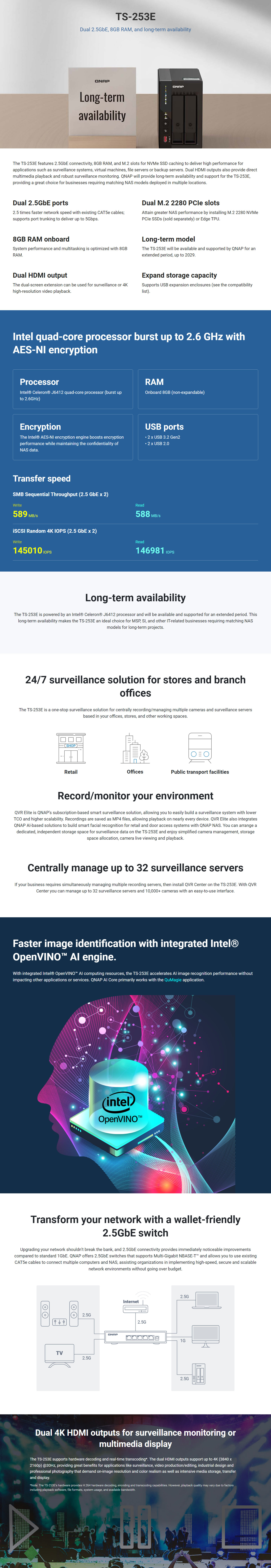 NAS-Network-Storage-QNAP-TS-253E-8G-2-BAY-NAS-No-Disk-Celeron-QC-2-0GHz-8GB-1